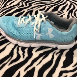 Under Armour baby blue size 9.5